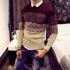 Pull tricoté chaud - Homme