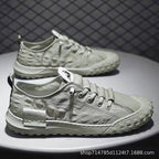 Basket en toile respirante pour Homme