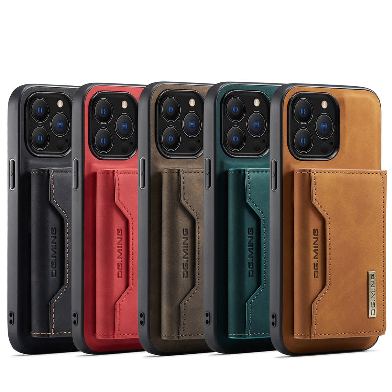 Coque 2 en 1 portefeuille magnétique détachable - IPhone